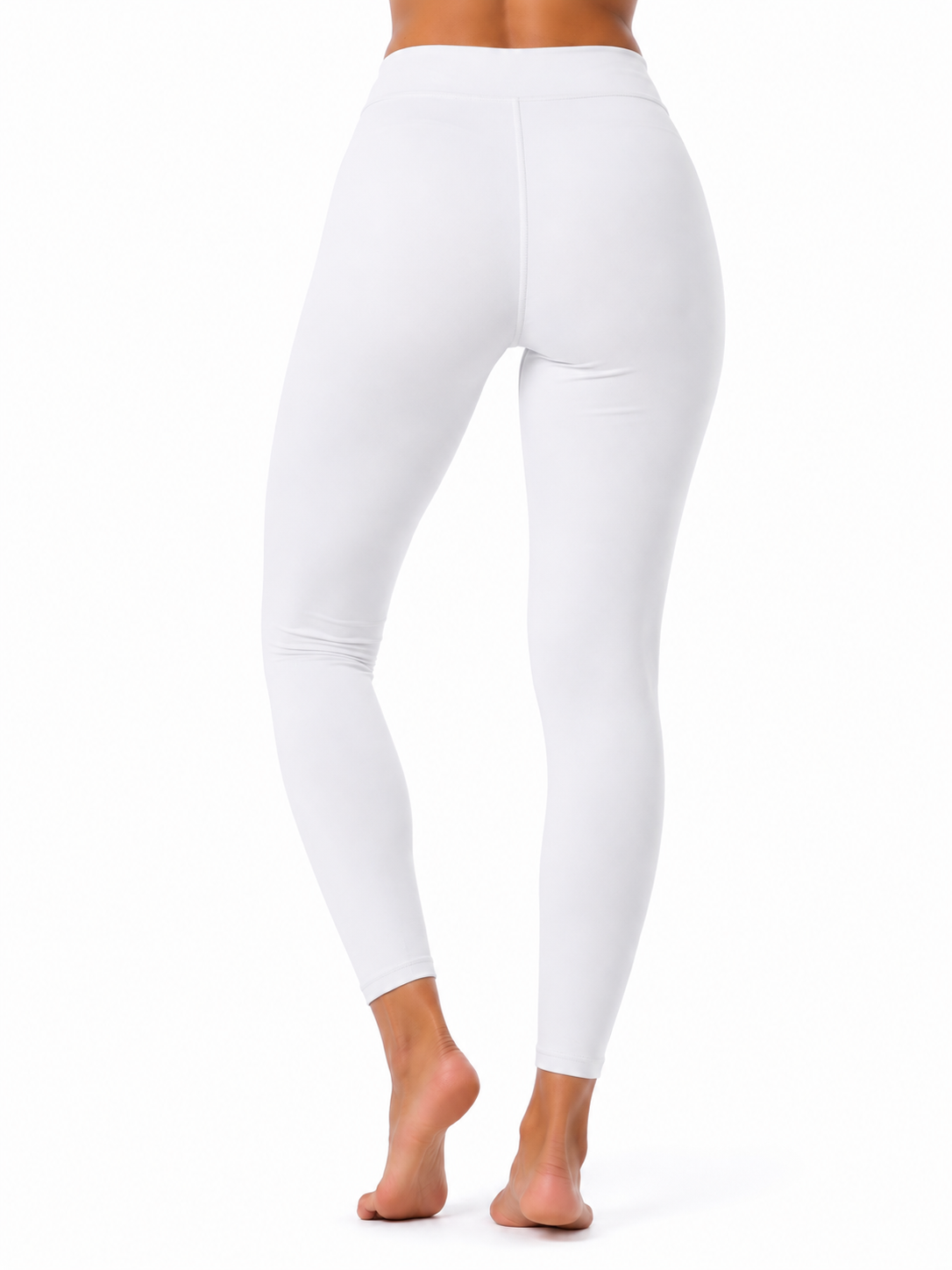 Miss Diya Ankle Length Western Wear Legging For Women's, Pure white 002