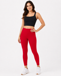 Miss Diya Ankle Length Western Wear Legging For Women's, Bright Red 003