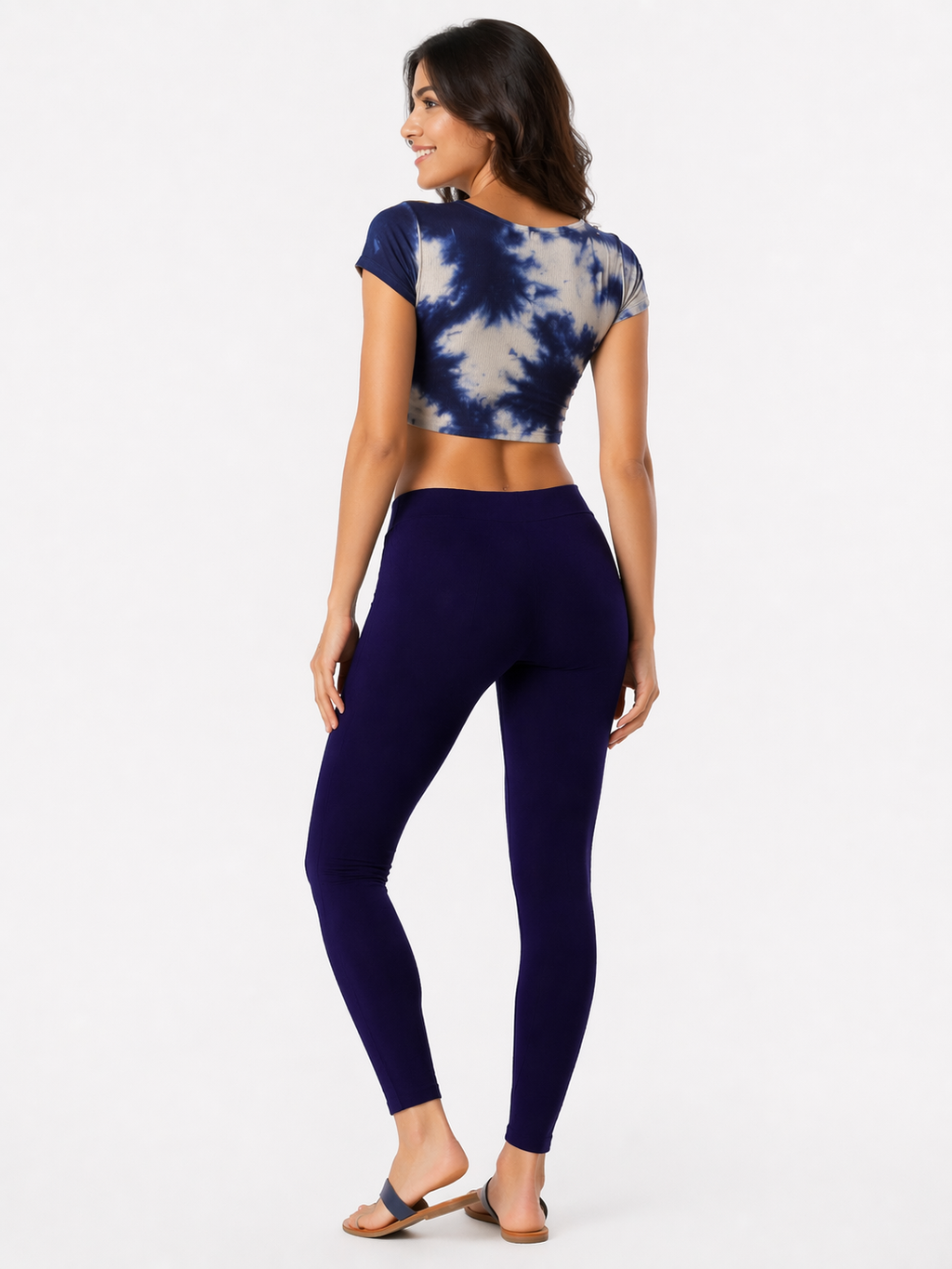 Miss Diya Ankle Length Western Wear Legging For Women's, Navy Blue 006