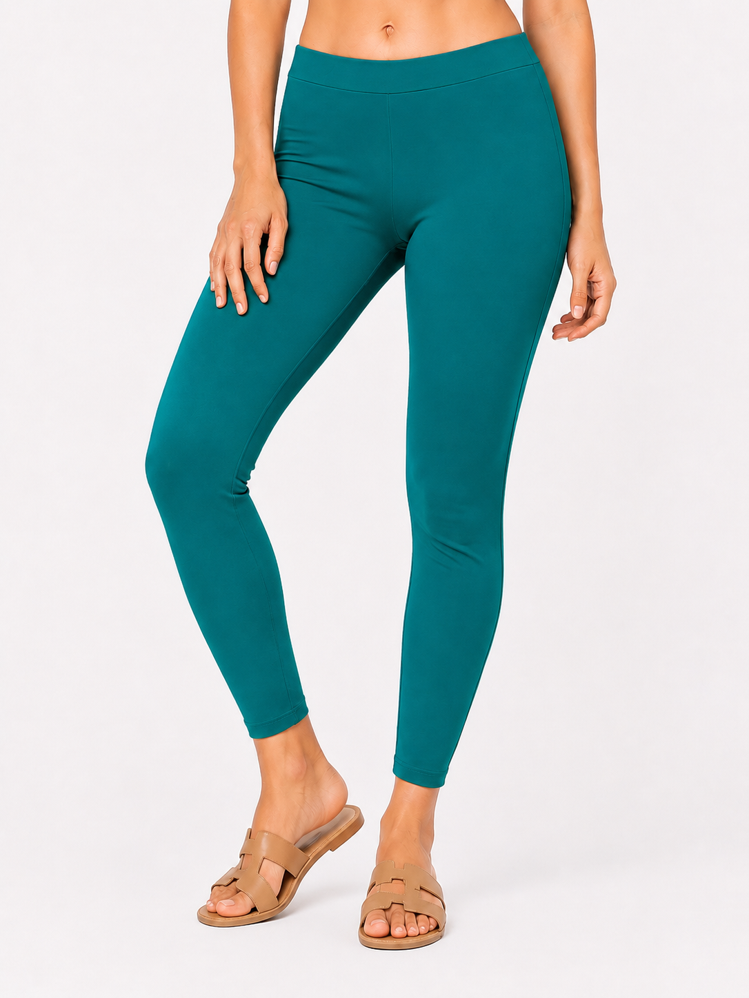 Miss Diya Ankle Length Western Wear Legging For Women's, Sea Green 008