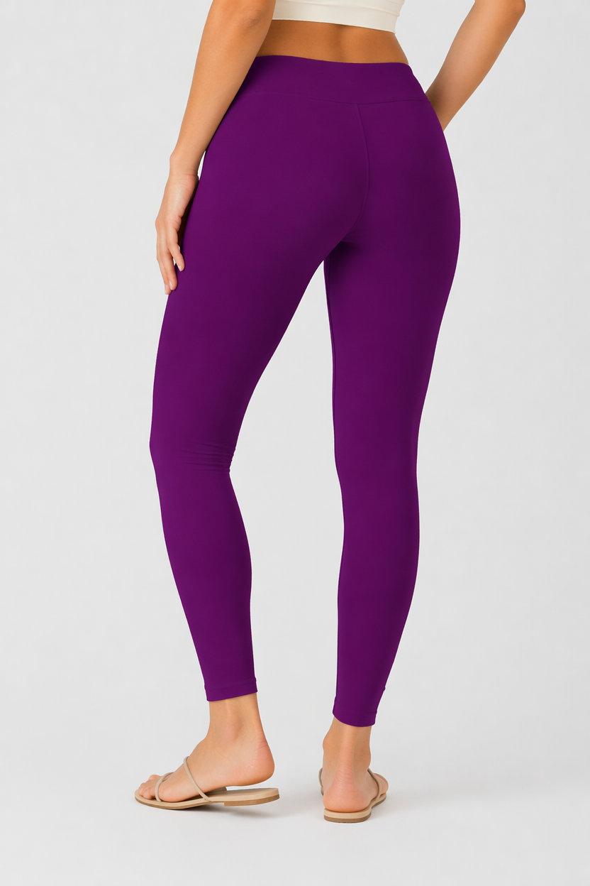 Miss Diya Ankle Length Western Wear Legging For Women's, Purple 014
