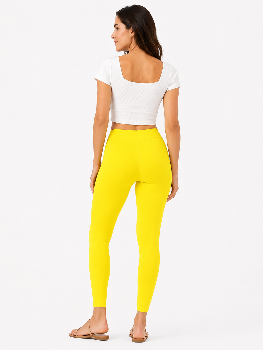 Miss Diya Ankle Length Western Wear Legging For Women's,  Yellow 015