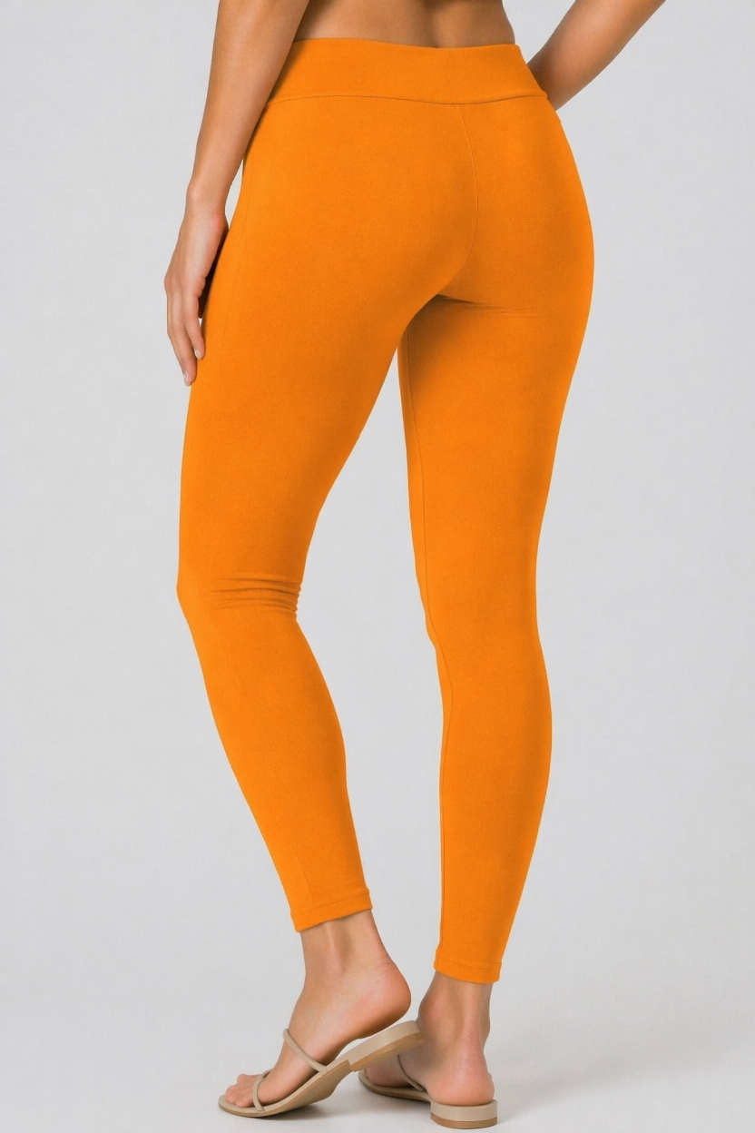 Miss Diya Ankle Length Western Wear Legging For Women's, Orange 016