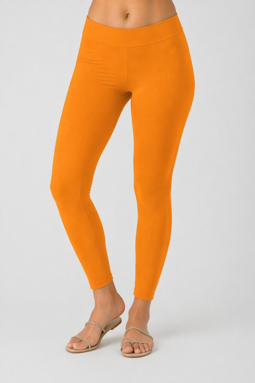 Miss Diya Ankle Length Western Wear Legging For Women's, Orange 016