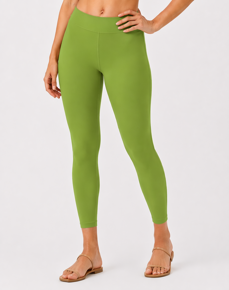 Miss Diya Ankle Length Western Wear Legging For Women's, Mehendi Green 018