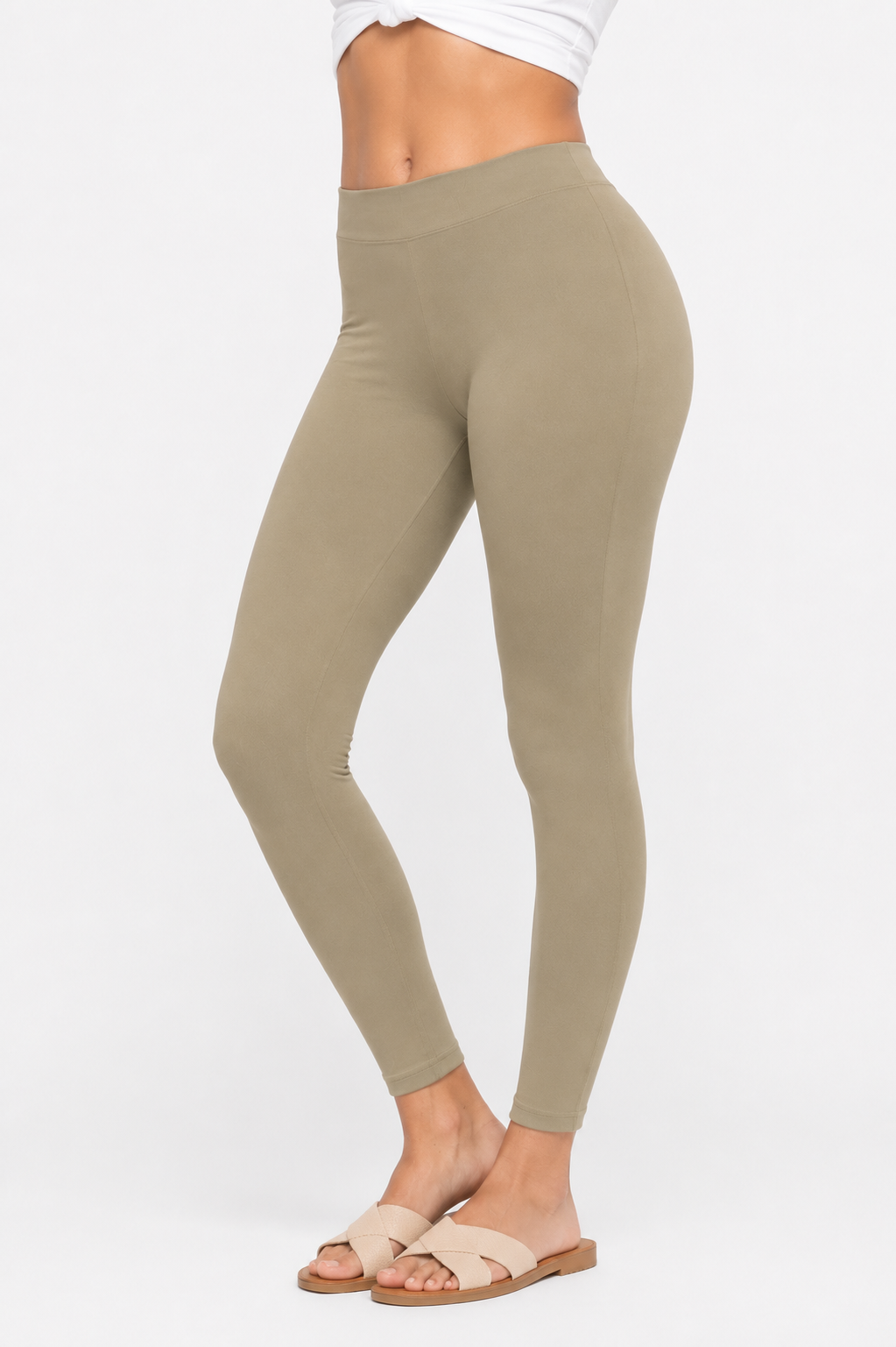 Miss Diya Ankle Length Western Wear Legging For Women's, Sliver Grey 020