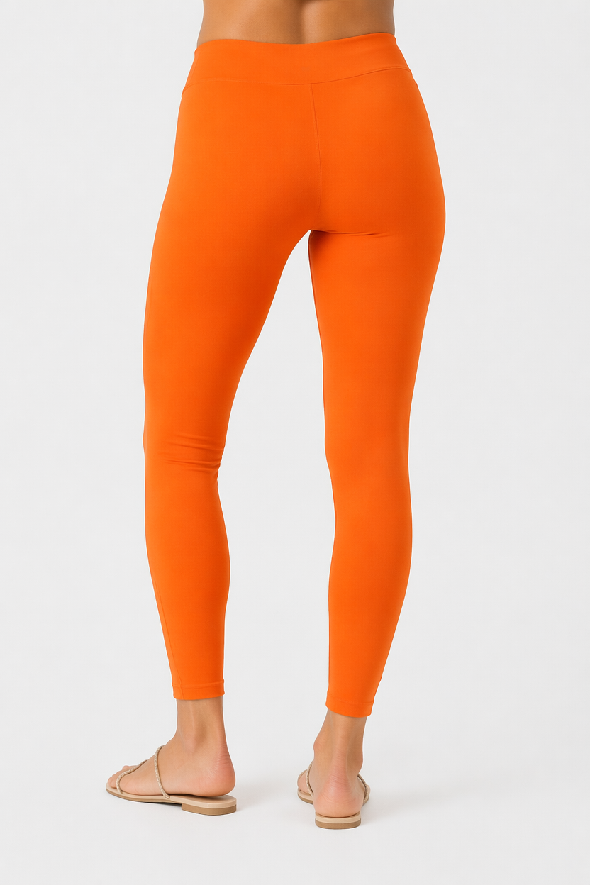 Miss Diya Ankle Length Western Wear Legging For Women's, Safety Orange 021