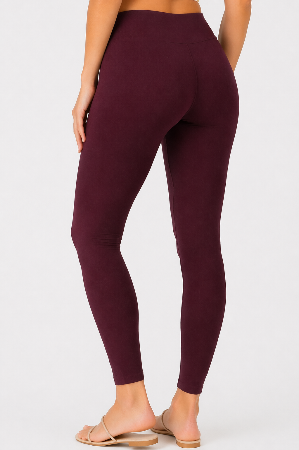 Miss Diya Ankle Length Western Wear Legging For Women's, Maroon, 025