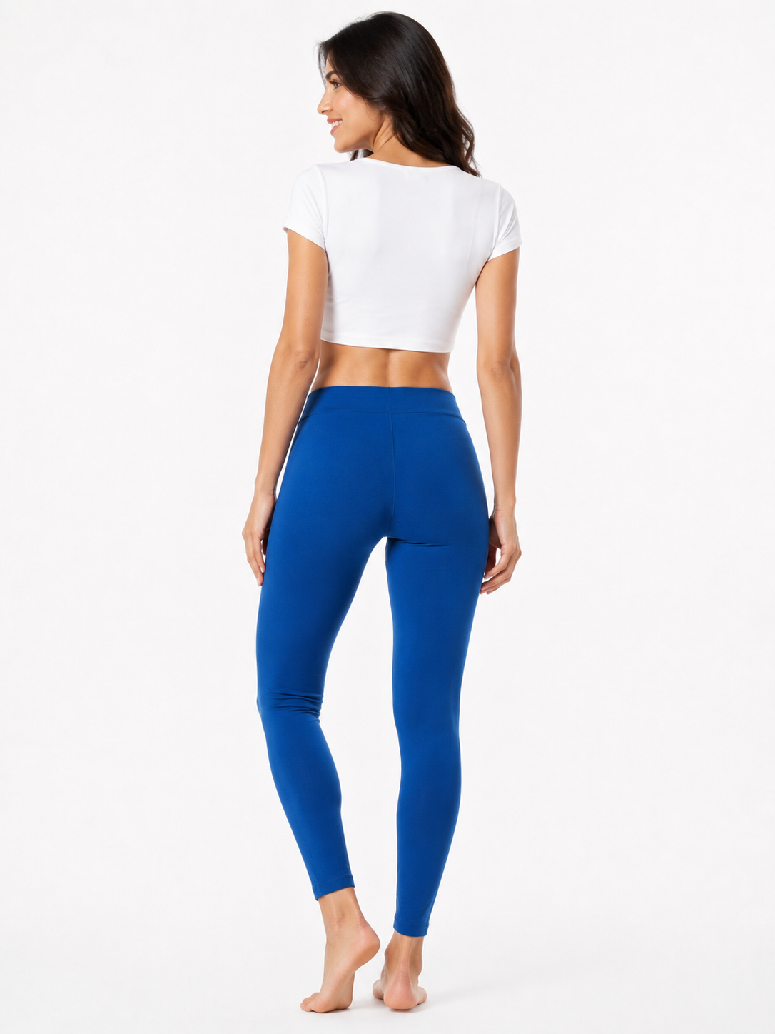 Miss Diya Ankle Length Western Wear Legging For Women's, Royal Blue 026