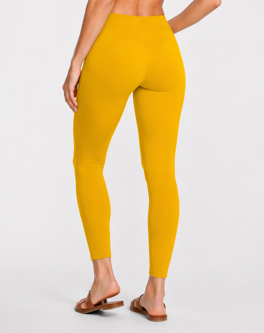 Miss Diya Ankle Length Western Wear Legging For Women's, Sand Mustard 028