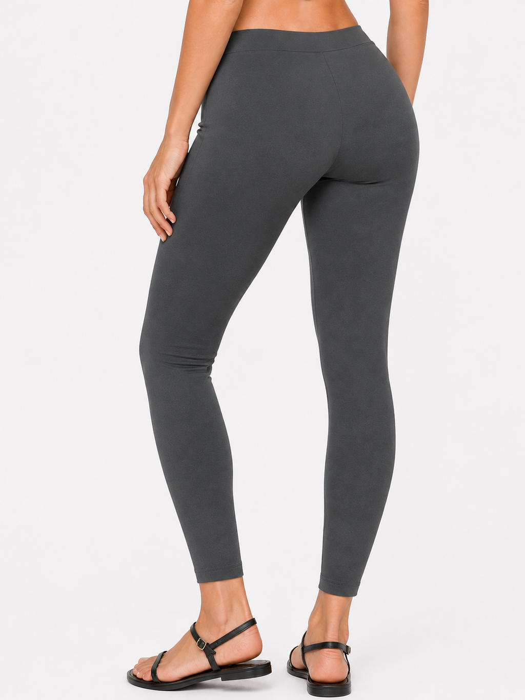 Miss Diya Ankle Length Western Wear Legging For Women's, Charcoal Grey 031