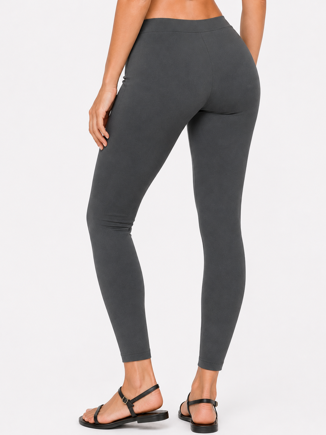 Miss Diya Ankle Length Western Wear Legging For Women's, Charcoal Grey 031
