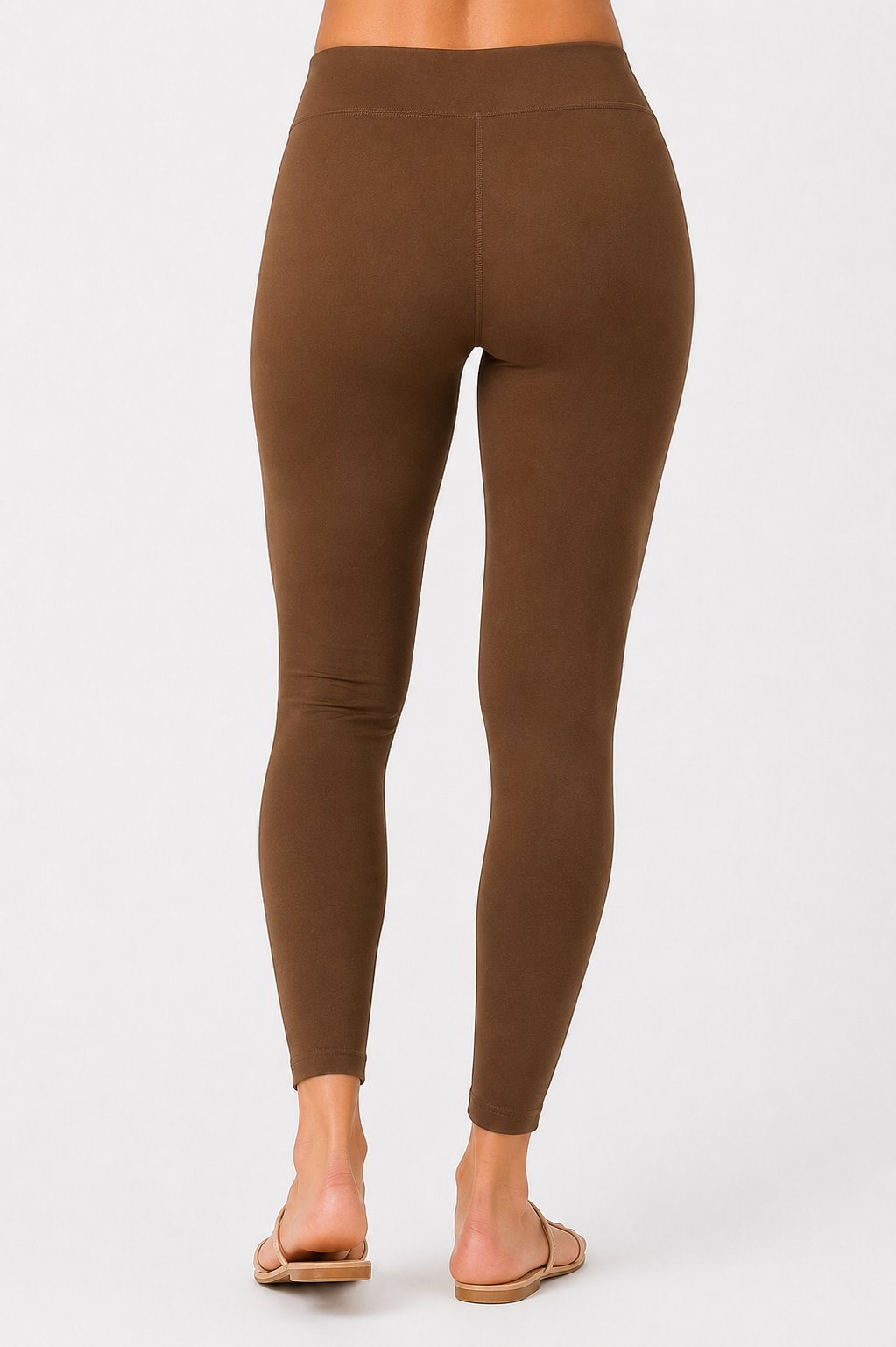 Miss Diya Ankle Length Western Wear Legging For Women's, Chocolate Brown, 033