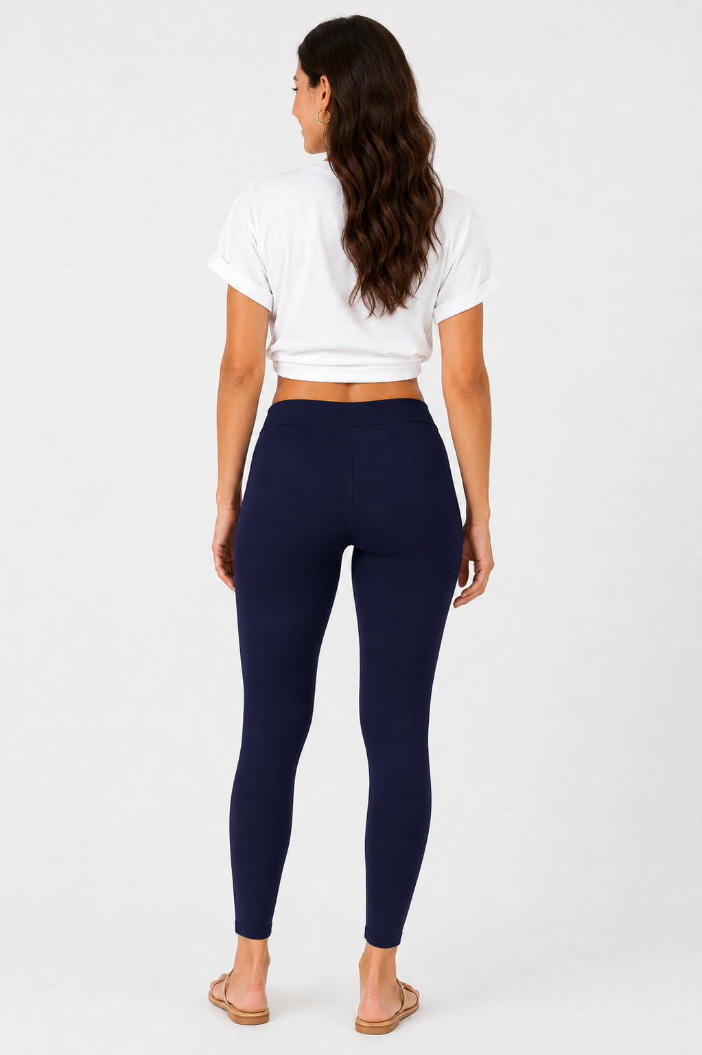 Miss Diya Ankle Length Western Wear Legging For Women's, Midnight Blue, 035