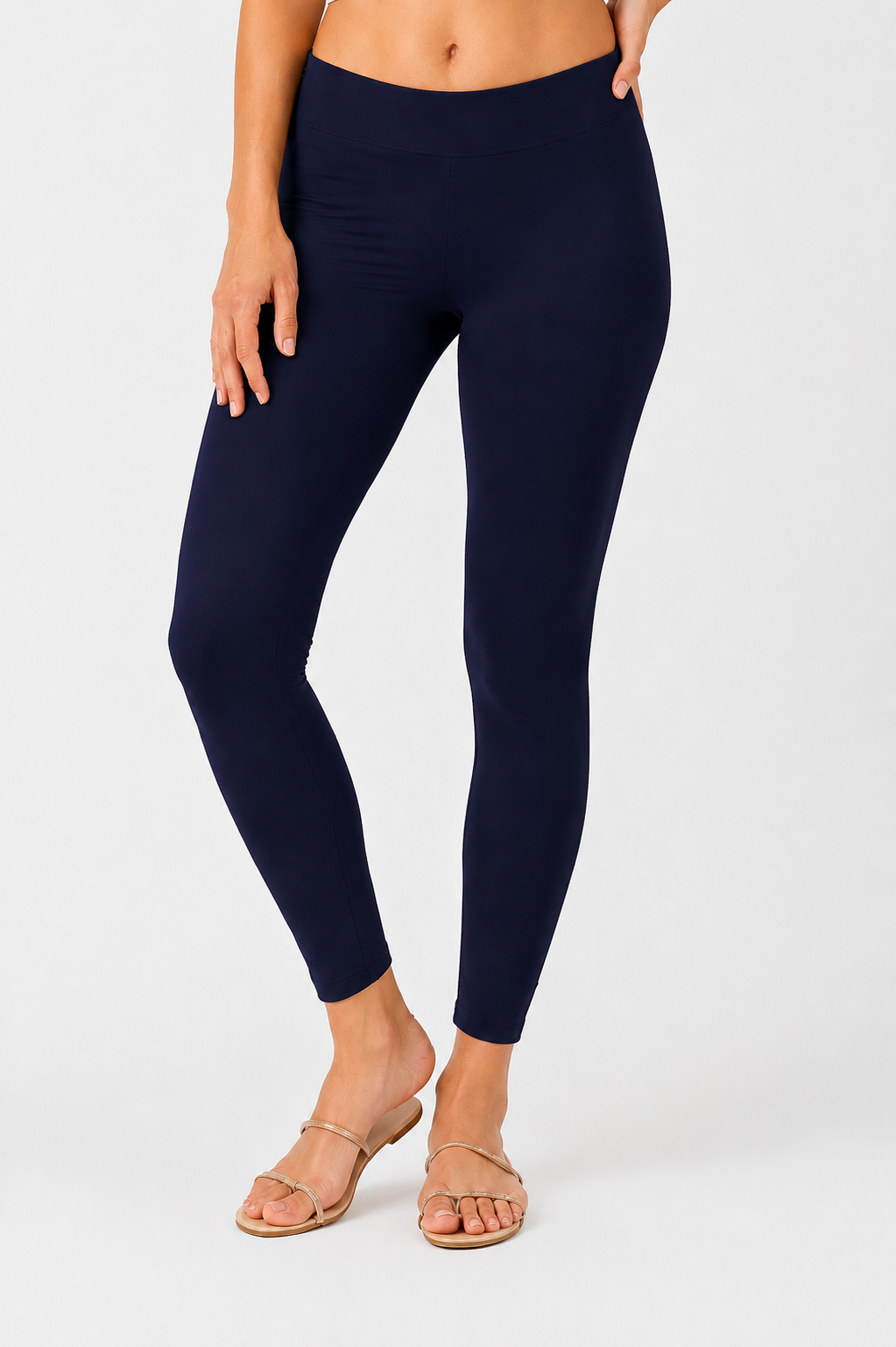 Miss Diya Ankle Length Western Wear Legging For Women's, Midnight Blue, 035