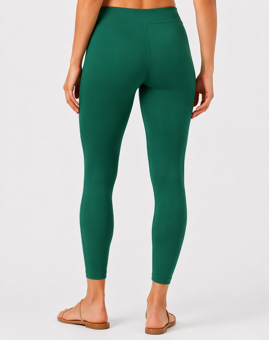 Miss Diya Ankle Length Western Wear Legging For Women's, Pine Green, 036