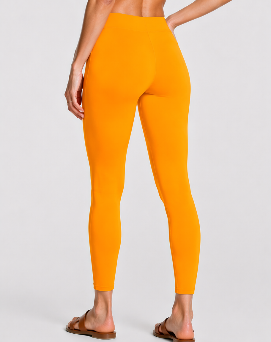 Miss Diya Ankle Length Western Wear Women's  Legging, Peach Orange, 037