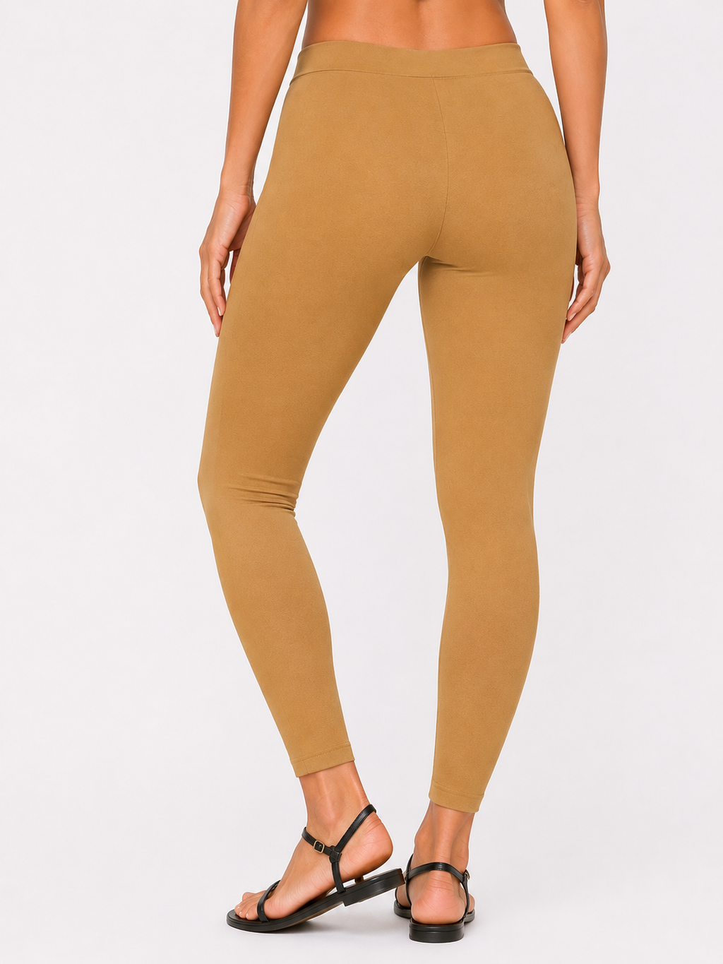 Miss Diya Ankle Length Western Wear Women's Legging, Caramel Brown, 040