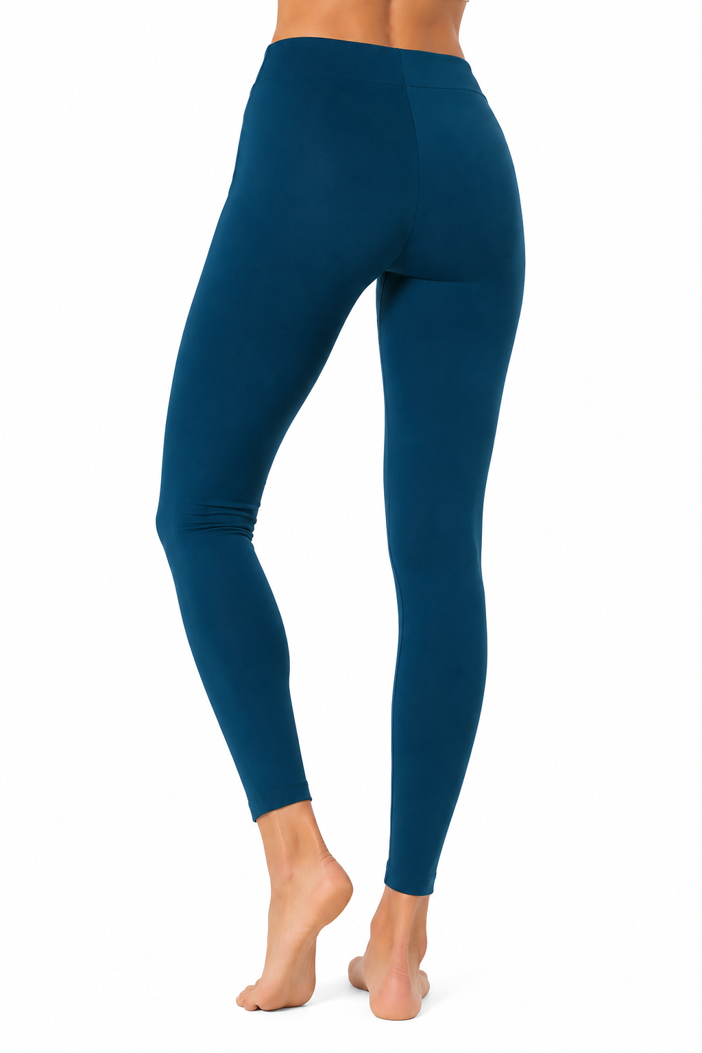 Miss Diya Ankle Length Western Wear Women's Legging, Petrol Blue, 042