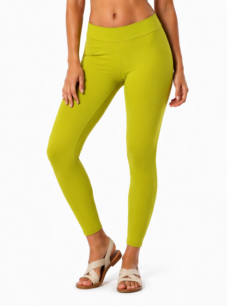 Miss Diya Ankle Length Western Wear Wonen's Legging, Pista Green, 043
