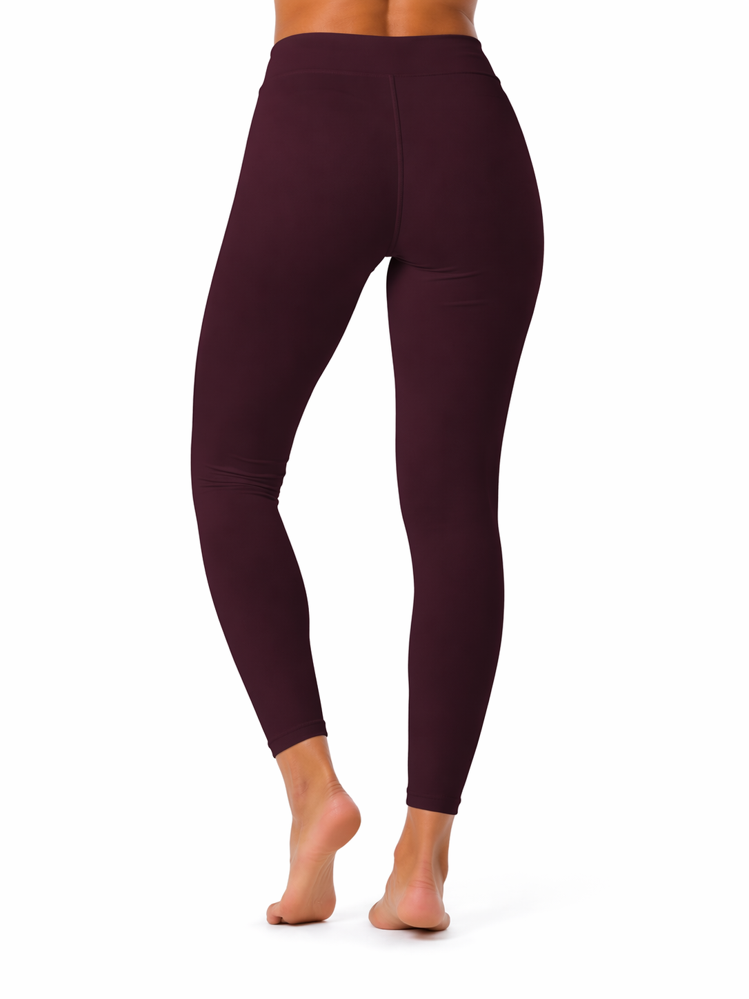 Miss Diya Ankle Length Western Wear Women's Legging, Dark Maroon, 046