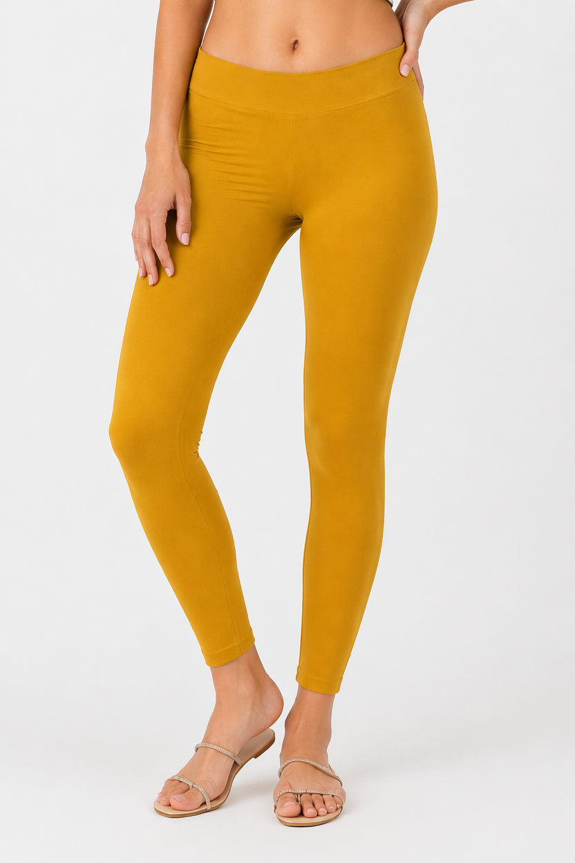 Miss Diya Ankle Length Western Wear Women's Legging, Peach, 048