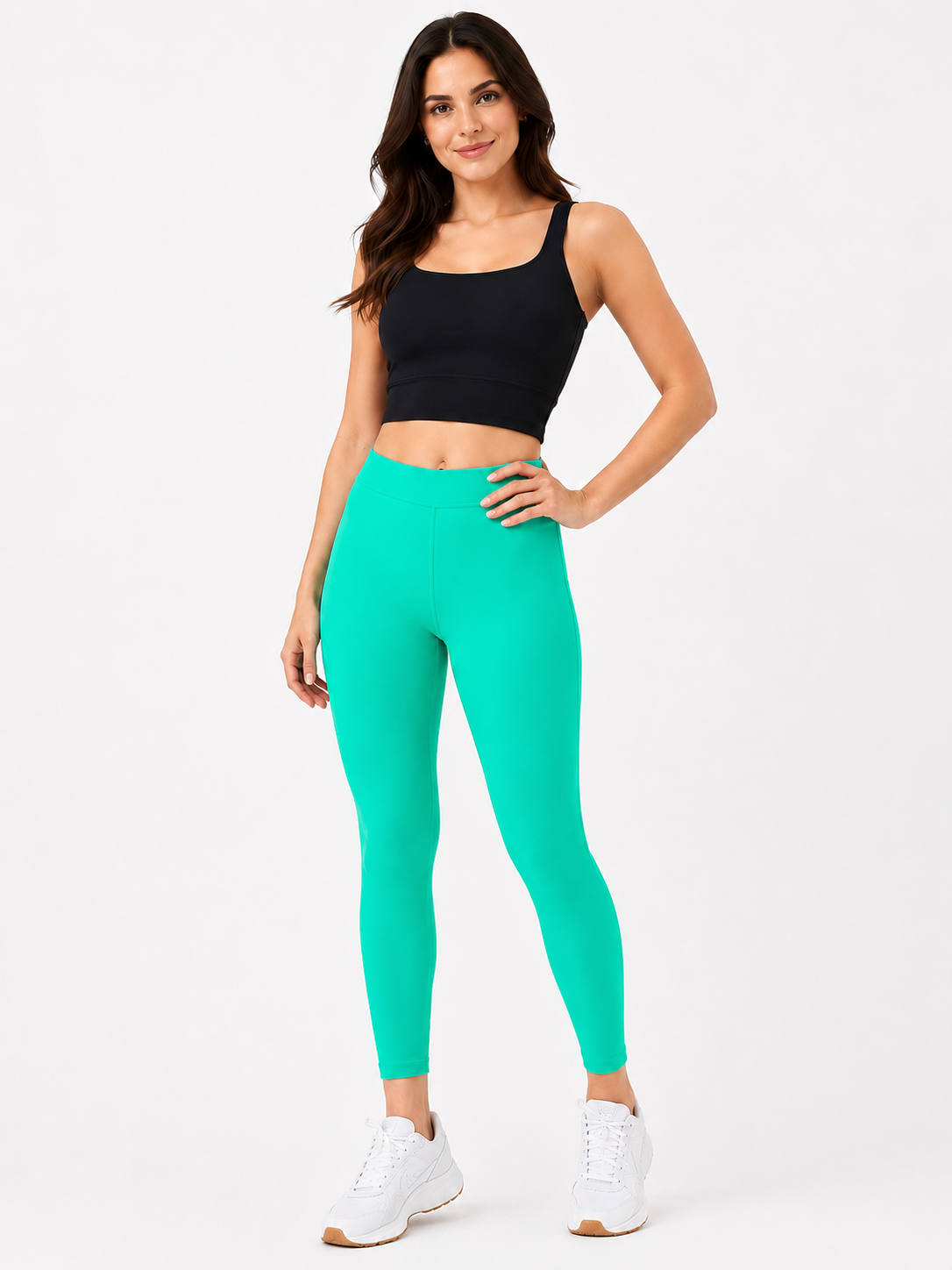 Miss Diya Ankle Length Western Wear Women's Legging, Light Teal, 049