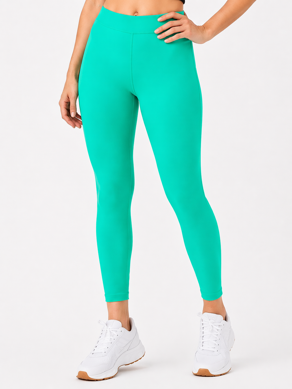 Miss Diya Ankle Length Western Wear Women's Legging, Light Teal, 049