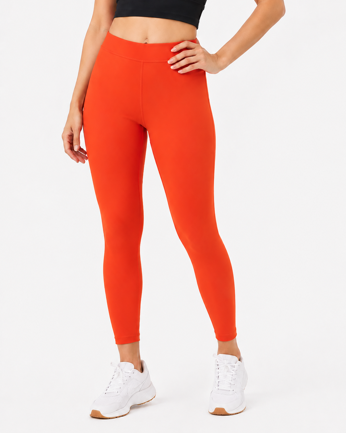 Miss Diya Ankle Length Western Wear Women's Legging, Orange Red, 055