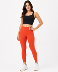 Miss Diya Ankle Length Western Wear Women's Legging, Orange Red, 055