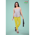 Miss Diya Ankle Length Western Wear Legging For Women's, Musturd Yellow 015