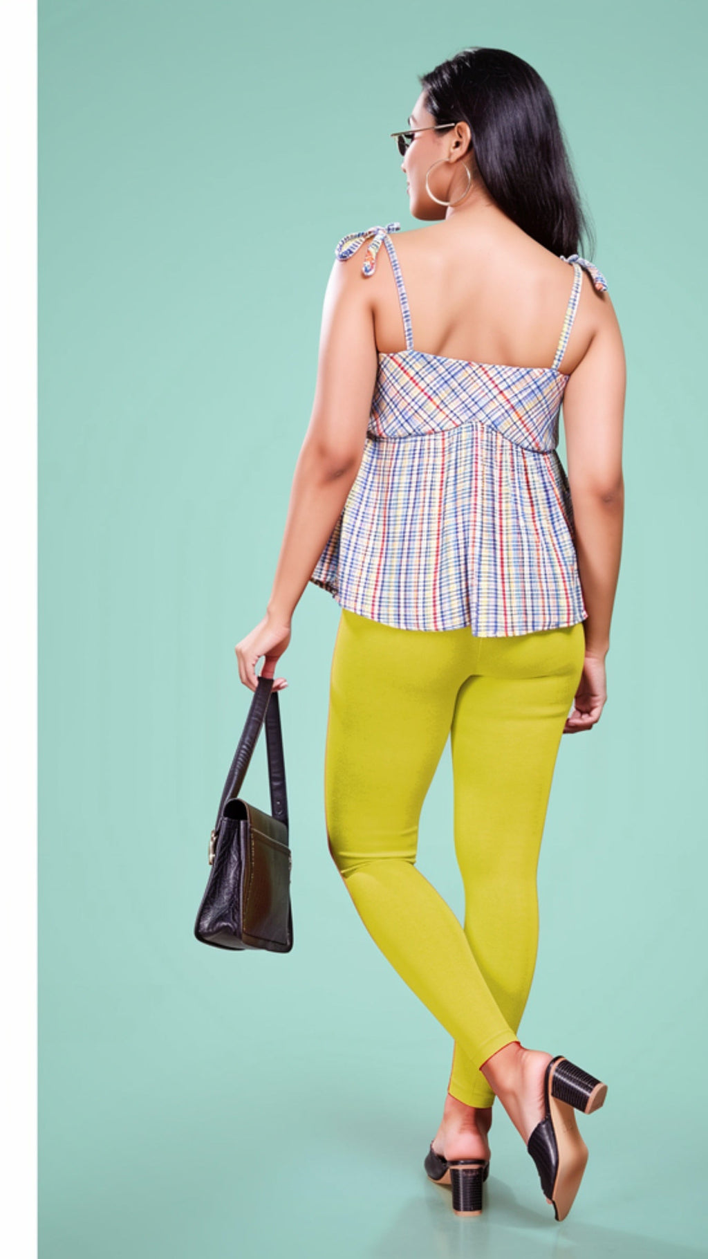 Miss Diya Ankle Length Western Wear Legging For Women's, Musturd Yellow 015