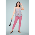 Miss Diya Ankle Length Western Wear Legging For Women's, Pastel Pink 022