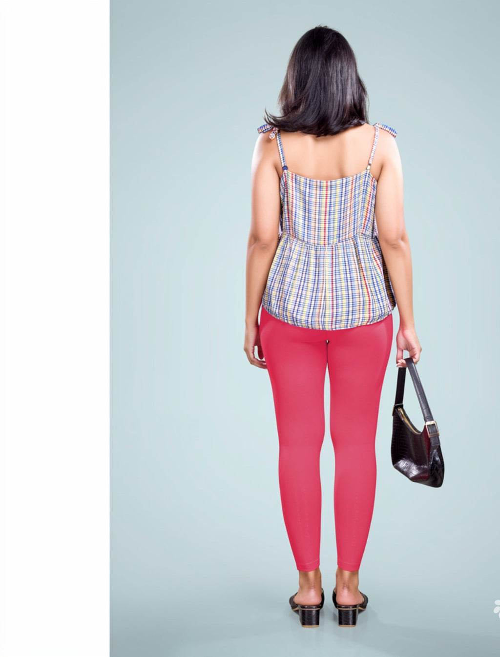 Miss Diya Ankle Length Western Wear Legging For Women's, Rose Pink 023