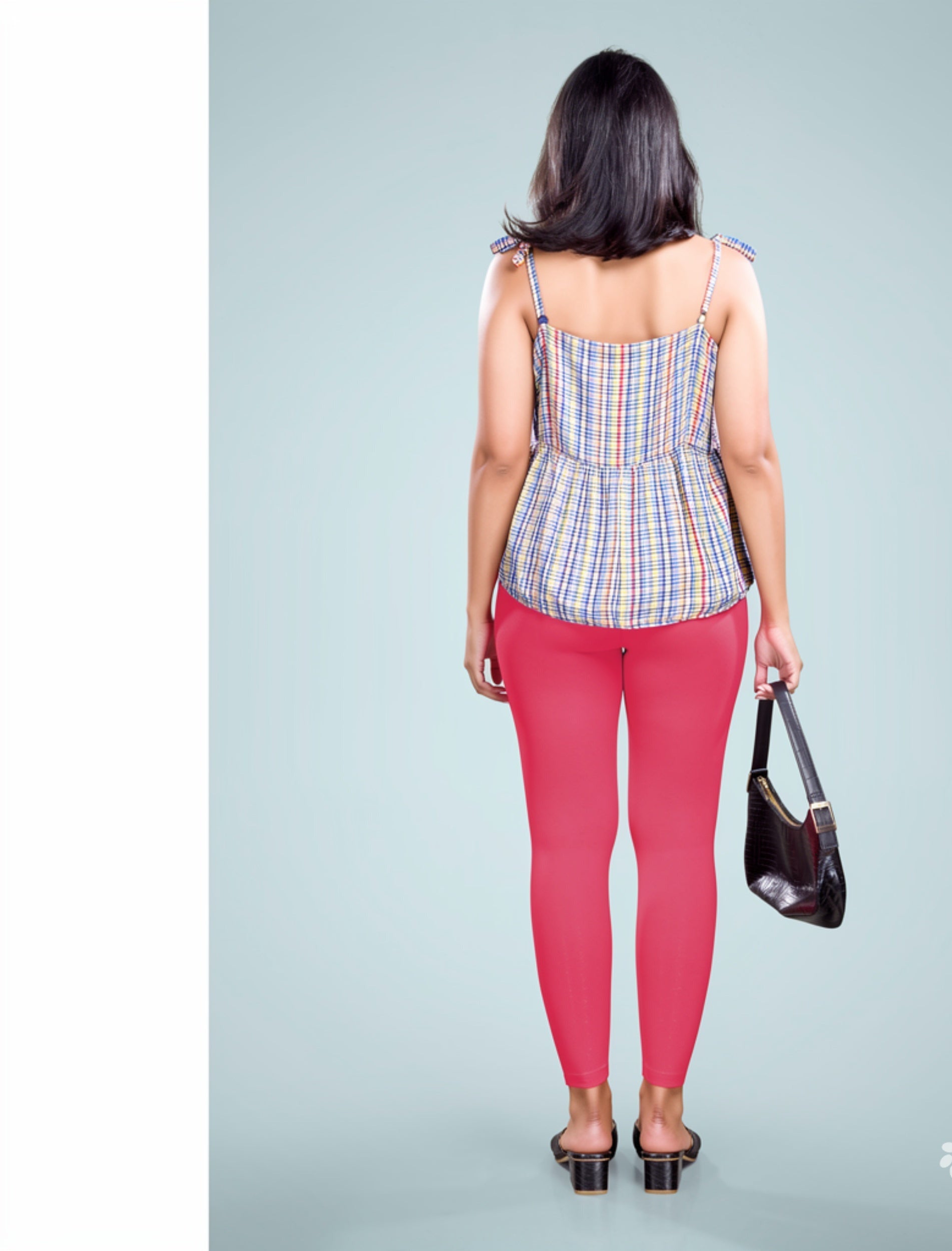 Miss Diya Ankle Length Western Wear Legging For Women's, Rose Pink 023