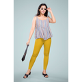 Miss Diya Ankle Length Western Wear Legging For Women's, Sand Mustard 028