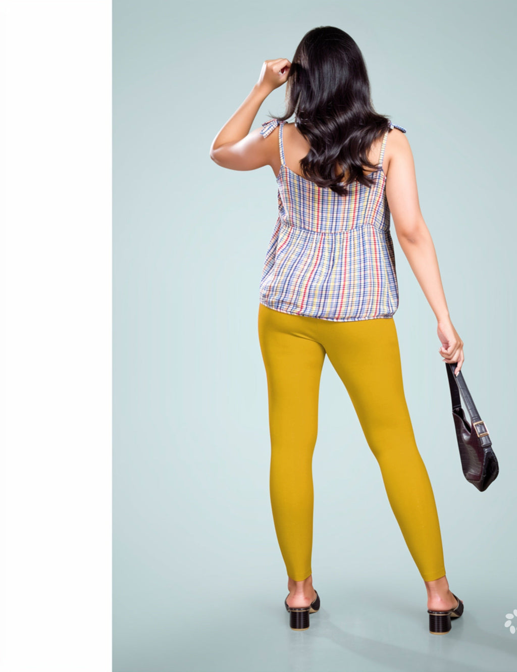 Miss Diya Ankle Length Western Wear Legging For Women's, Sand Mustard 028