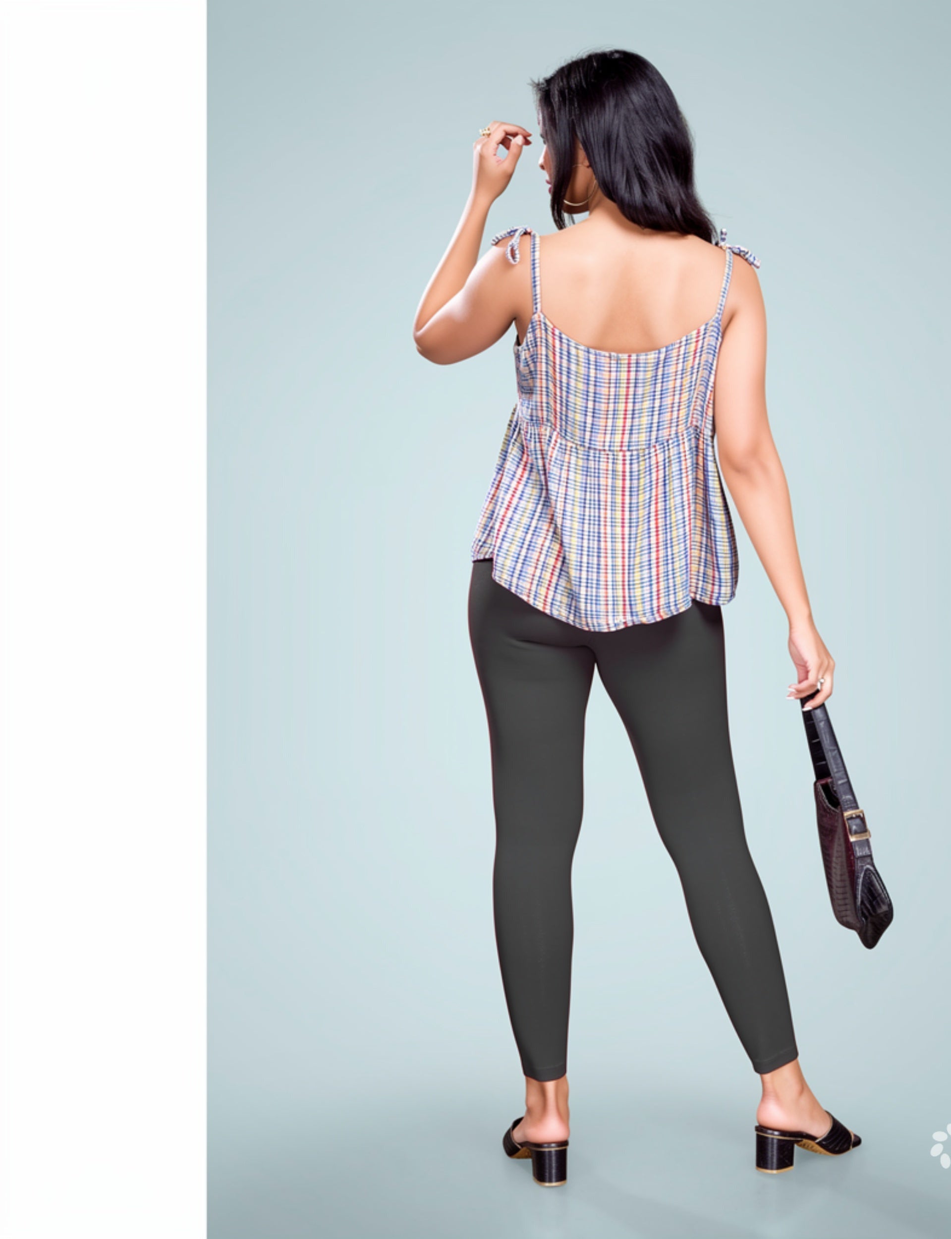Miss Diya Ankle Length Western Wear Legging For Women's, Charcoal Grey 031