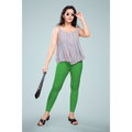 Miss Diya Ankle Length Western Wear Legging For Women's, Parrot Green, 034