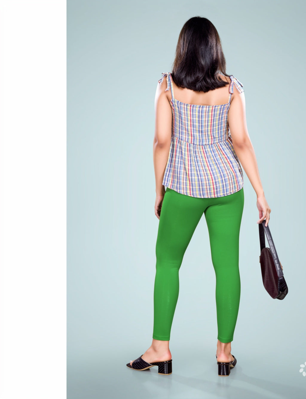 Miss Diya Ankle Length Western Wear Legging For Women's, Parrot Green, 034