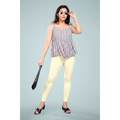 Miss Diya Ankle Length Western Wear Legging For Women's, Cream 017