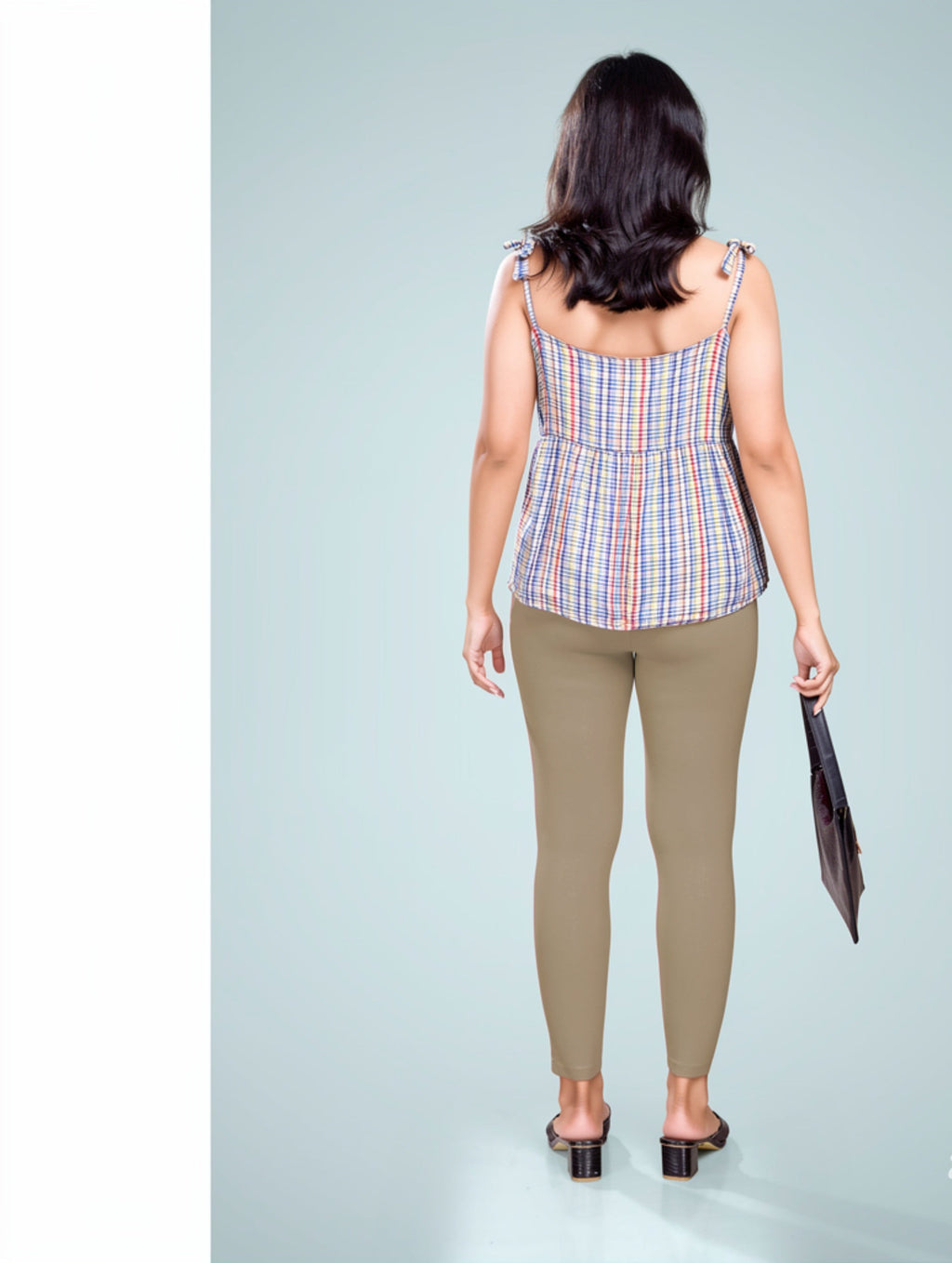 Miss Diya Ankle Length Western Wear Legging For Women's, Sliver Grey 020