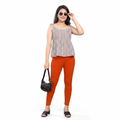 Miss Diya Ankle Length Western Wear Legging For Women's, Safety Orange 021