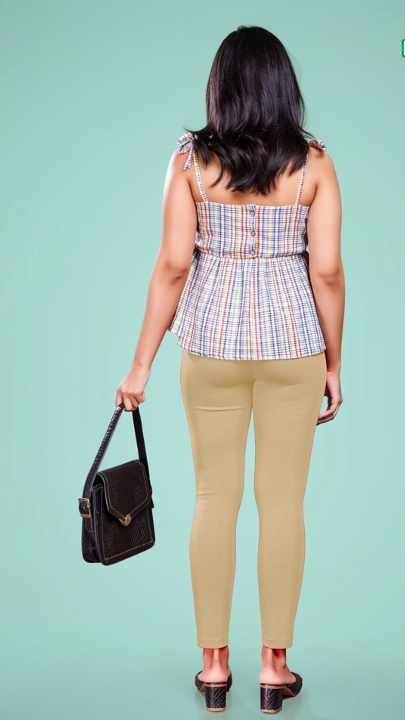 Miss Diya Ankle Length Western Wear Legging For Women's, Peach Nude 011