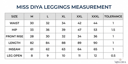 Miss Diya Ankle Length Western Wear Legging For Women's, Cream 017